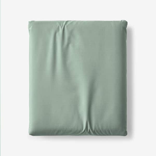 The Company Store Company Cotton Percale Thyme Cotton Percale Twin Fitted Sheet