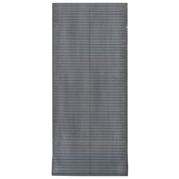 Ottomanson Floor Protector Clear 2 ft. 2 in. x 8 ft. Waterproof Non-Slip Clear Design Indoor Protector Runner Rug