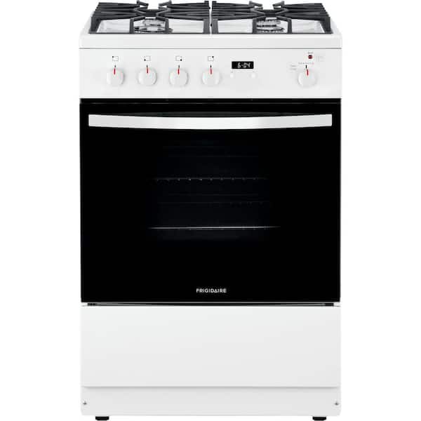 Frigidaire 24 in. 1.9 cu. ft. Freestanding Gas Range with Manual Clean in White
