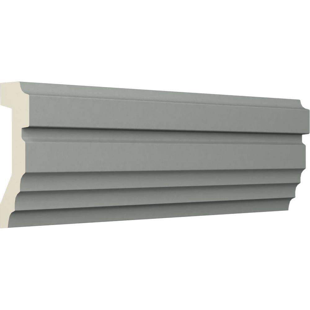 Gray Primed Polyurethane Geometric Window and Door Casing