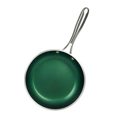 Emerald Green 10 in. Aluminum Ultra-Durable Triple Layer Non-Stick Frying Pan
