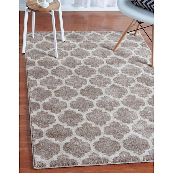 Trellis Philadelphia Light Brown/Beige 9' 0 x 12' 0 Area Rug