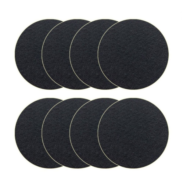 7.25 in. Round Charcoal Filter Replacements for Kitchen Compost Bin (Set of 8) Activated Carbon Filters for Odor Control