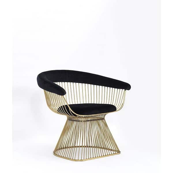 Chandler Modern Black Velvet Dining Chair