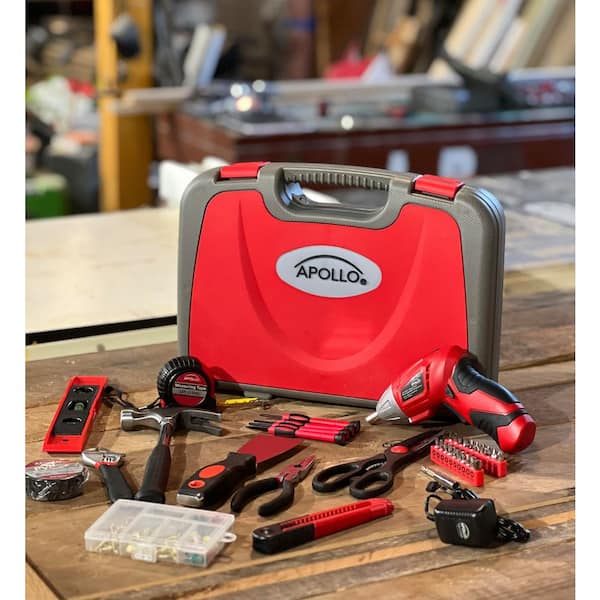 Apollo 135-Piece Home Tool Kit DT0773 - The Home Depot