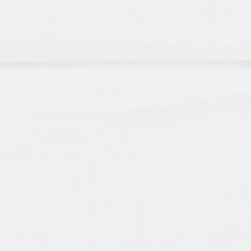 White Cotton Percale Full/Queen Duvet Cover Set