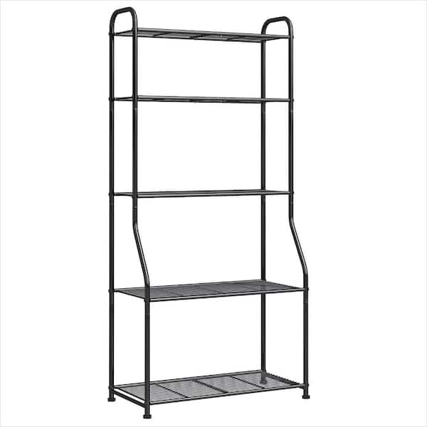OGETFUUR 13 in. D x 28 in. W x 64 in. H 5-Tier Metal Waterproof