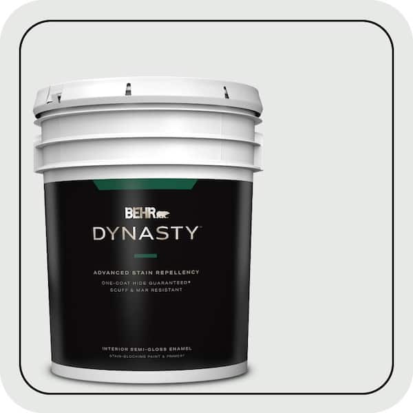 BEHR DYNASTY 5 gal. #PWN-44 Bay Breeze Semi-Gloss Enamel Interior Stain-Blocking Paint & Primer