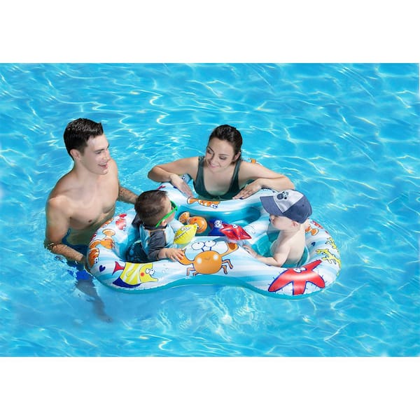 Mommy and Us Dual Baby Seat Pool Float