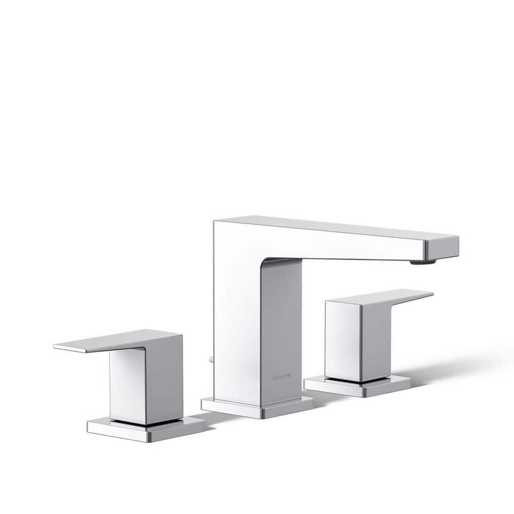 KOHLER Honesty 8 in. Widespread Double Handle Bathroom Faucet in