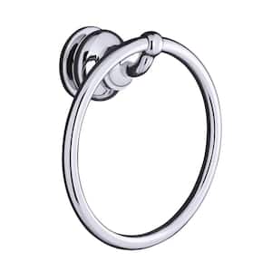 Fairfax 7-1/2 in. Towel Ring in Polished Chrome