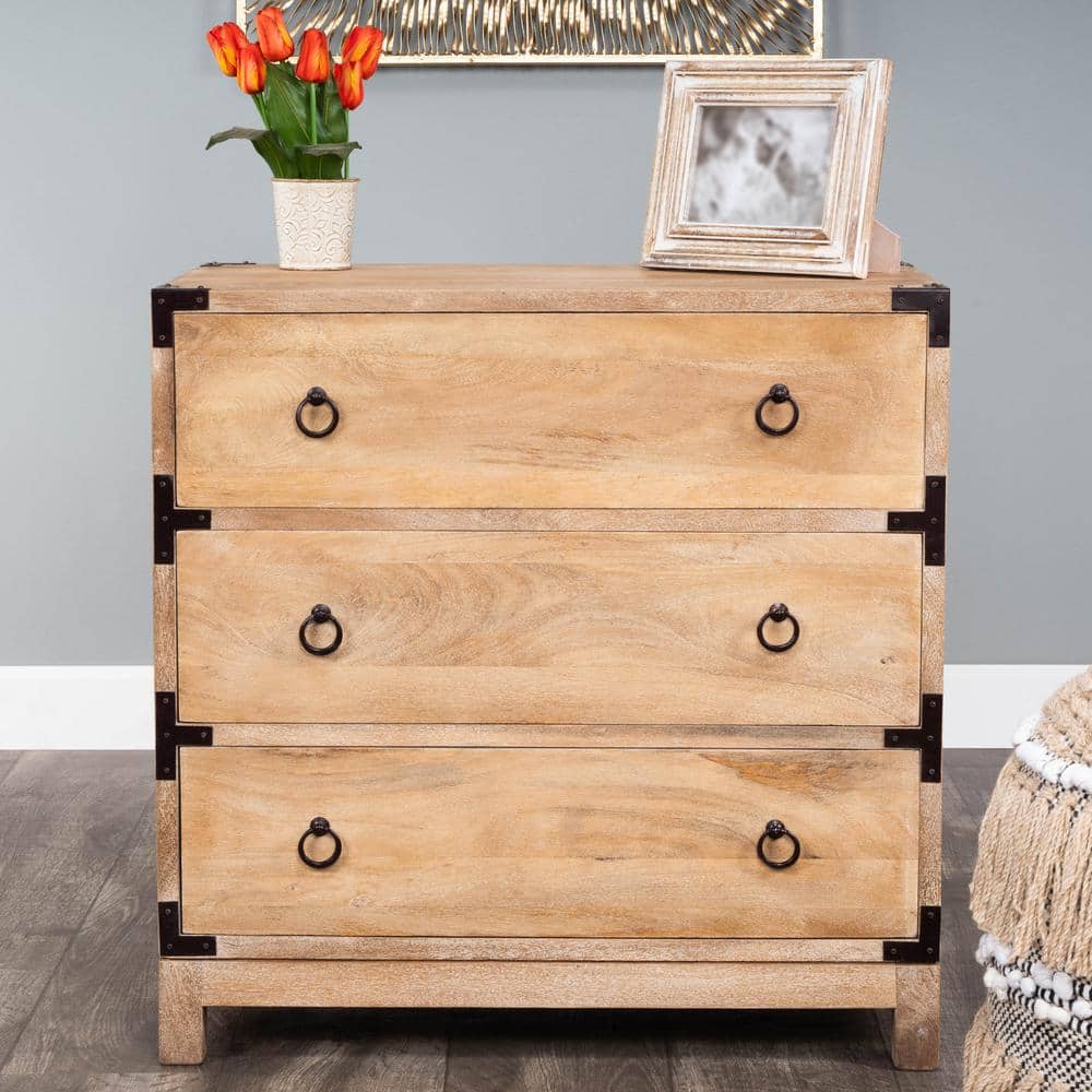 Forster 144'' Extra Deep Brown Campaign Chest with Ball Bearings