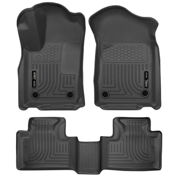 Photo 1 of Front & 2nd Seat Floor Liners Fits 16-18 Durango/ Grand Cherokee