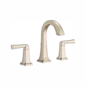 Townsend 8 in. Widespread 2-Handle High-Arc Bathroom Faucet with Speed Connect Drain in Brushed Nickel
