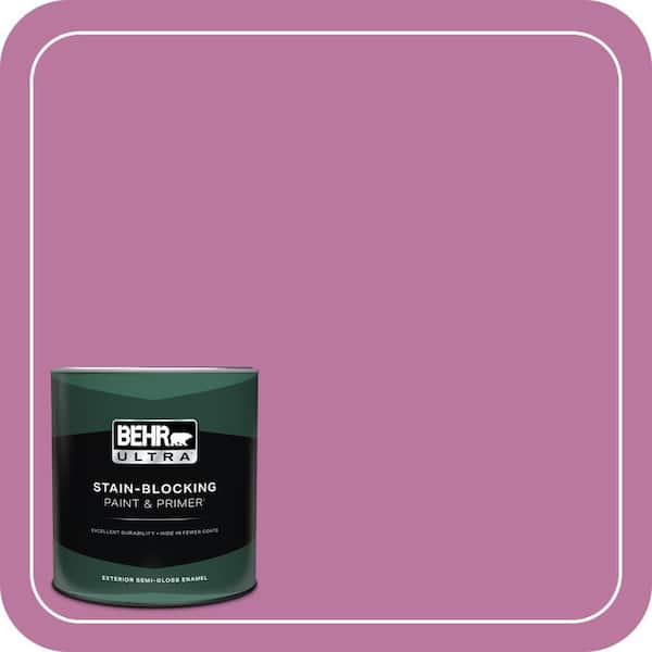 BEHR ULTRA 1 qt. #690B-5 Valentine Heart Semi-Gloss Enamel Exterior Paint & Primer