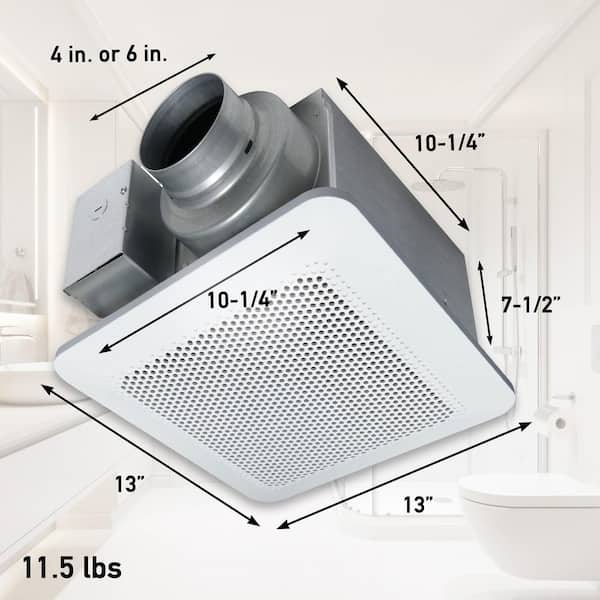 Panasonic Whisper Choice Auto DC Pick-A-Flow 80/110 CFM Ceiling