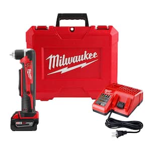 M18 18-Volt Lithium-Ion Cordless 3/8 in. Right Angle Drill Kit w/one 3.0 Ah Batteries, Charger, Hard Case