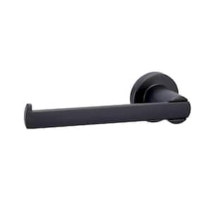 Eastport Wall Mounted Toilet Paper Holder in Matte Black