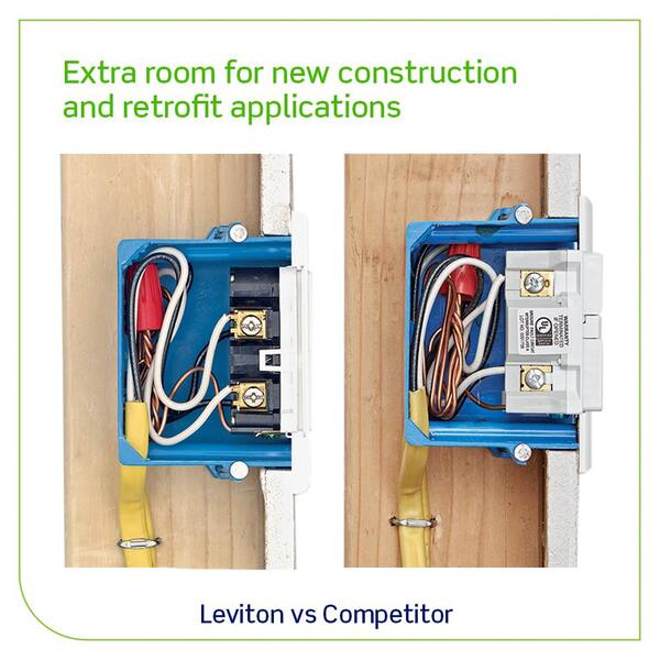 Leviton 15 Amp Self-Test SmartlockPro Combo Duplex Guide Light and Tamper Resistant GFCI Outlet, White Leviton 15 Amp Self-Test SmartlockPro Combo Duplex Guide Light and Tamper Resistant GFCI Outlet, White