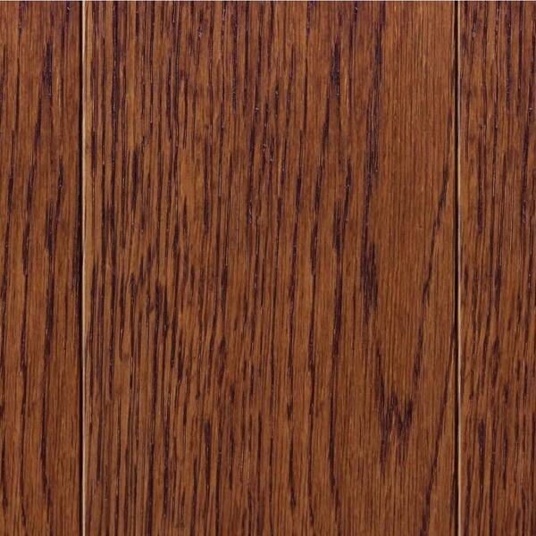Home Legend Wire Brush Oak Toast 3/8 in. T x 3-1/2 in. W x Varying Length Click Lock Hardwood Flooring (20.71 sq. ft. / case)