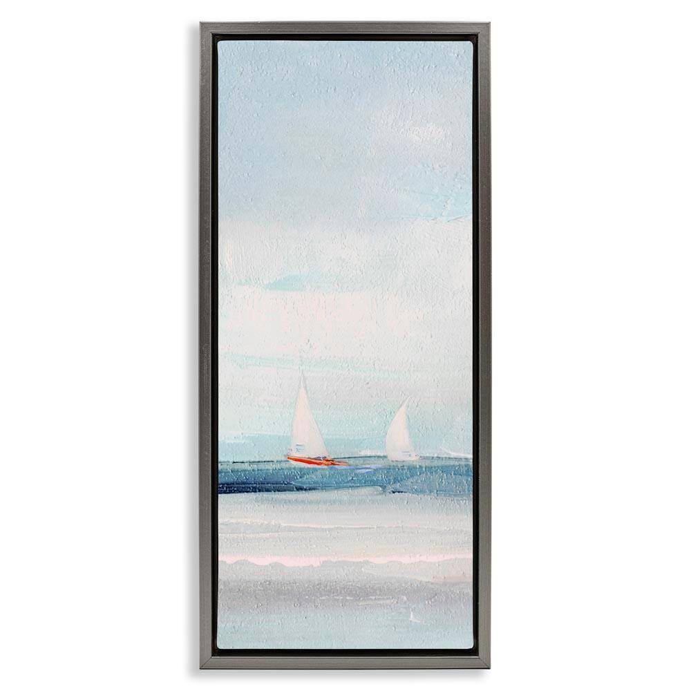 Stupell Industries Sailboat Pair Floating by Sally Swatland Gray ...