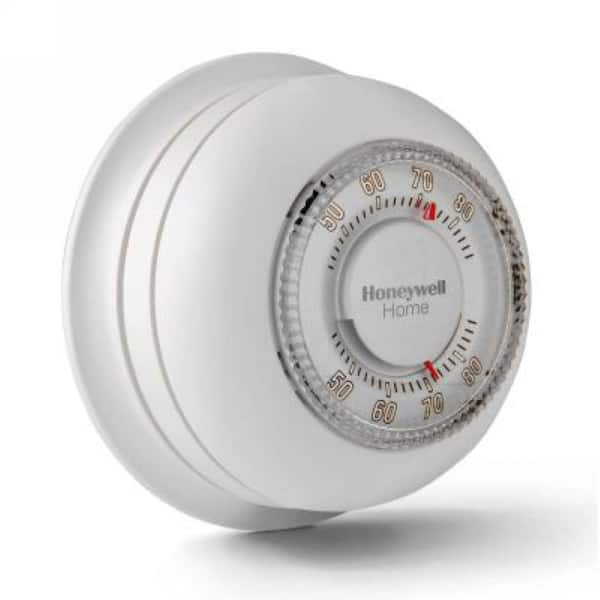 Round Non-Programmable Thermostat with 1H Single Stage Heating