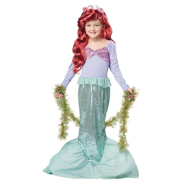 Girl's Little Mermaid Costume - Small - Kids Halloween Costume