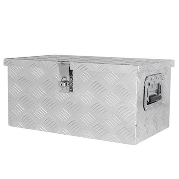 9 Gal. Aluminum Deck Box, Tool Box with Lock Side Handle and Keys