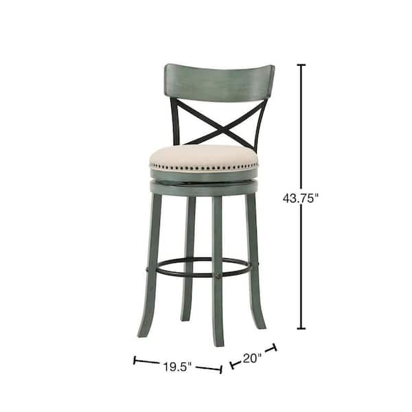 Tall stool with discount back