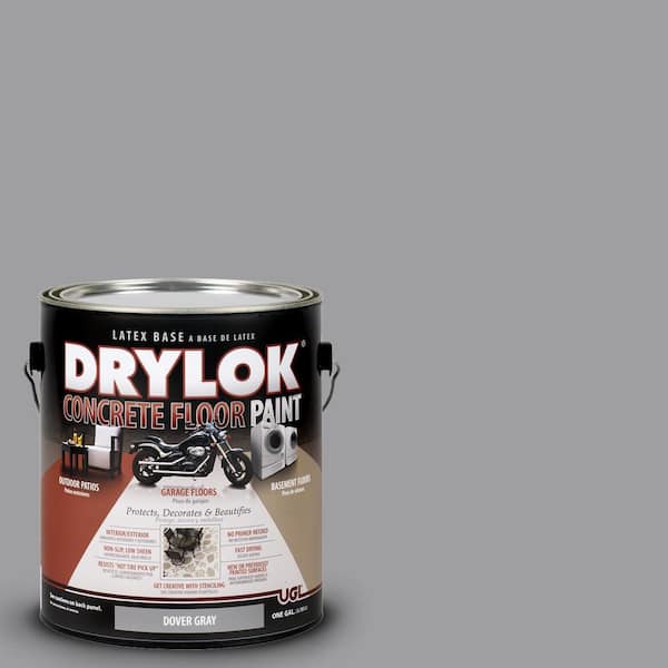 DRYLOK 1 gal. Dover Gray Latex Concrete Floor Paint