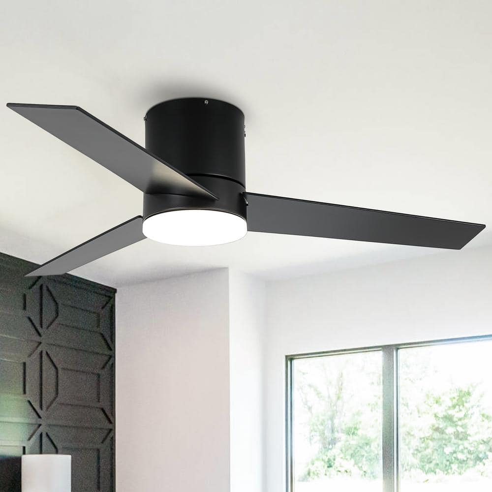Amico Ceiling Fans With Lights, 42 Inch Low Profile Ceiling Fan With Light And R