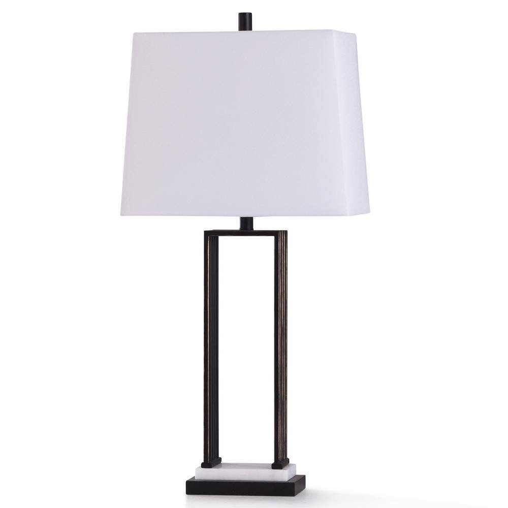 marble base bedside lamp