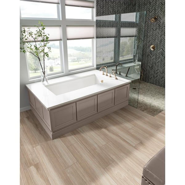 MSI Havenwood Beige 8 in. x 36 in. Matte Porcelain Wood Look
