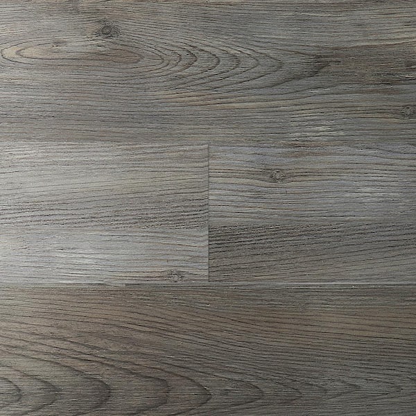 Achim Tivoli II Silver Spruce 6-in Wide x 2-mm Thick Water Resistant Peel and Stick Vinyl Plank Flooring (15-sq ft)