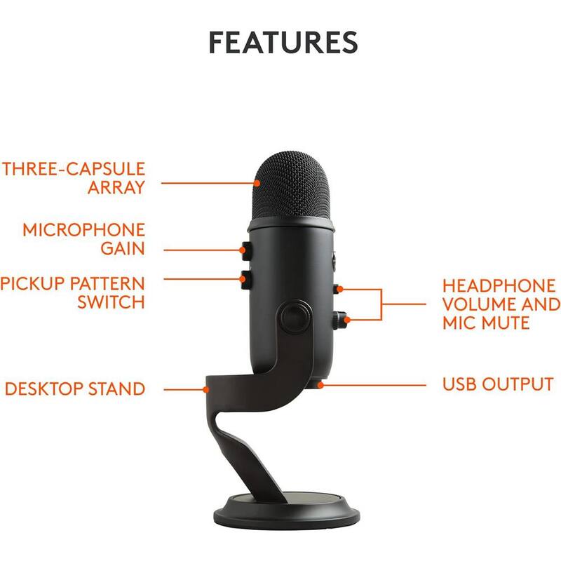 USB Microphone for Gaming, Streaming, Podcasting, Twitch, YouTube, Discord, Recording for PC and Mac