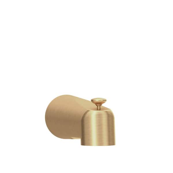 Symmons 2.5 in. H x 2.5 in. W x 7 in. D Tub Spout in Brushed Bronze