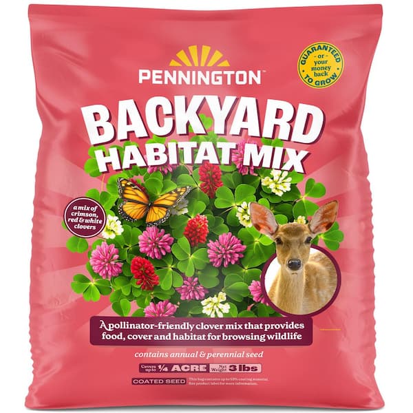 3 lbs. 10,000 sq. ft. Backyard Habitat Seed