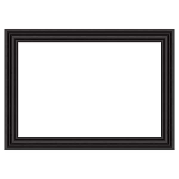 Colonial Black 42 in. x 30 in. Polystyrene Framed Dry Erase Magnetic Memo Board