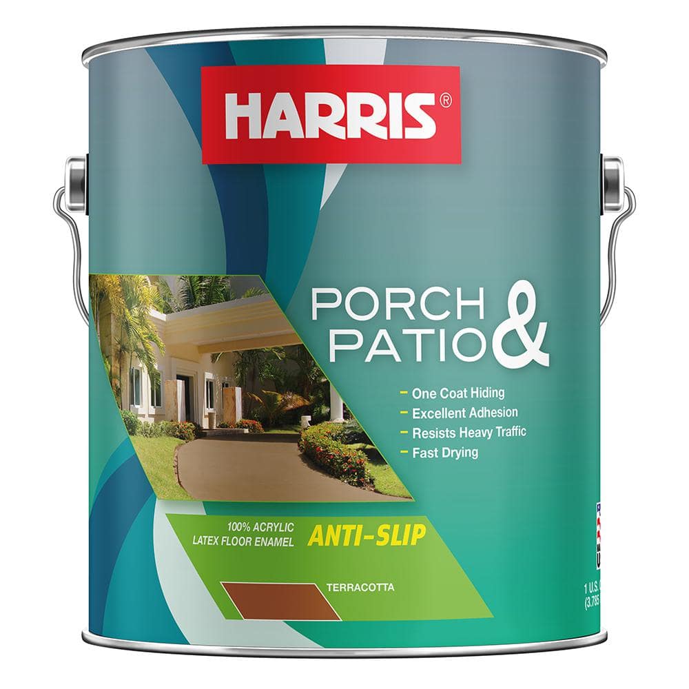 Harris Porch and Patio 1 gal. Terracota Flat Enamel Interior/Exterior