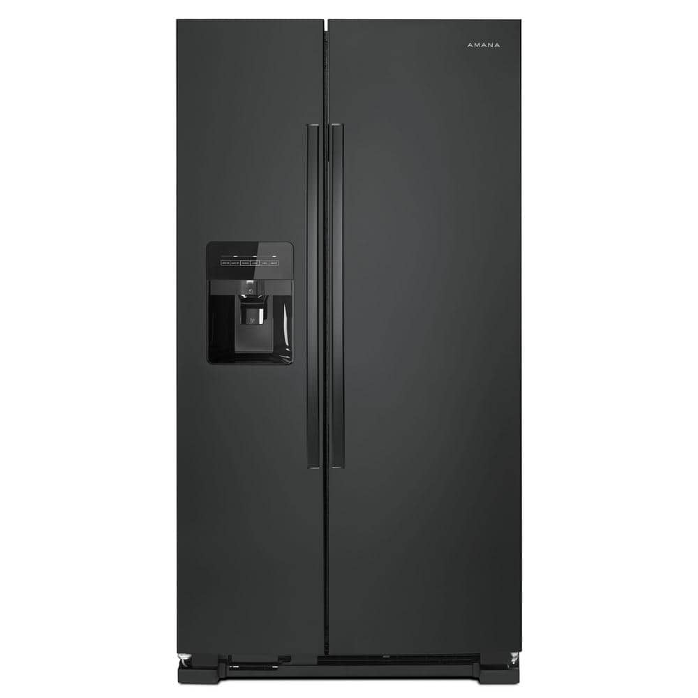 Amana 21.4 cu. Ft. Side by Side Refrigerator in Black