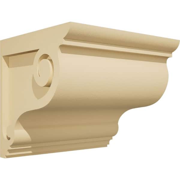 Standard Scroll 7 in. W x 6 in. H x 6 in. D Signature Urethane Polyurethane Corbel