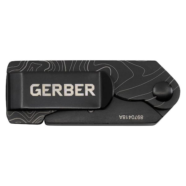 Gerber - E.A.B. Stainless Steel Compact Utility Knife in Black Topo