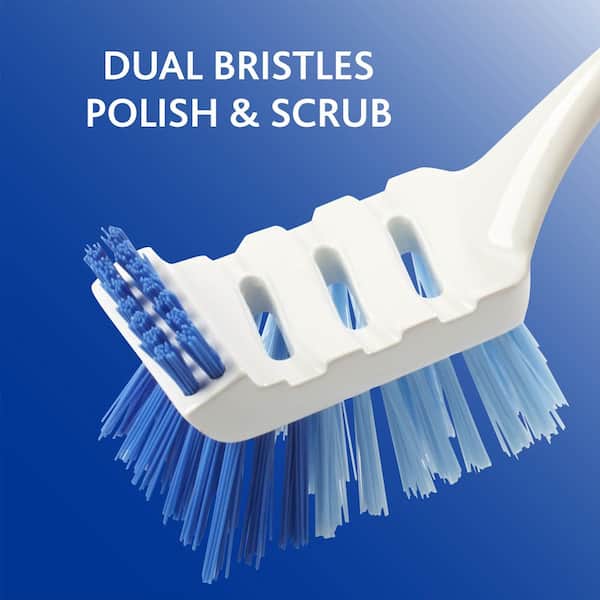 Bristle Brush Deep Cleaning Good Toughness Polishing Comfort Grip Stiff  Bristle Scrub Cleaning Brush for Collection
