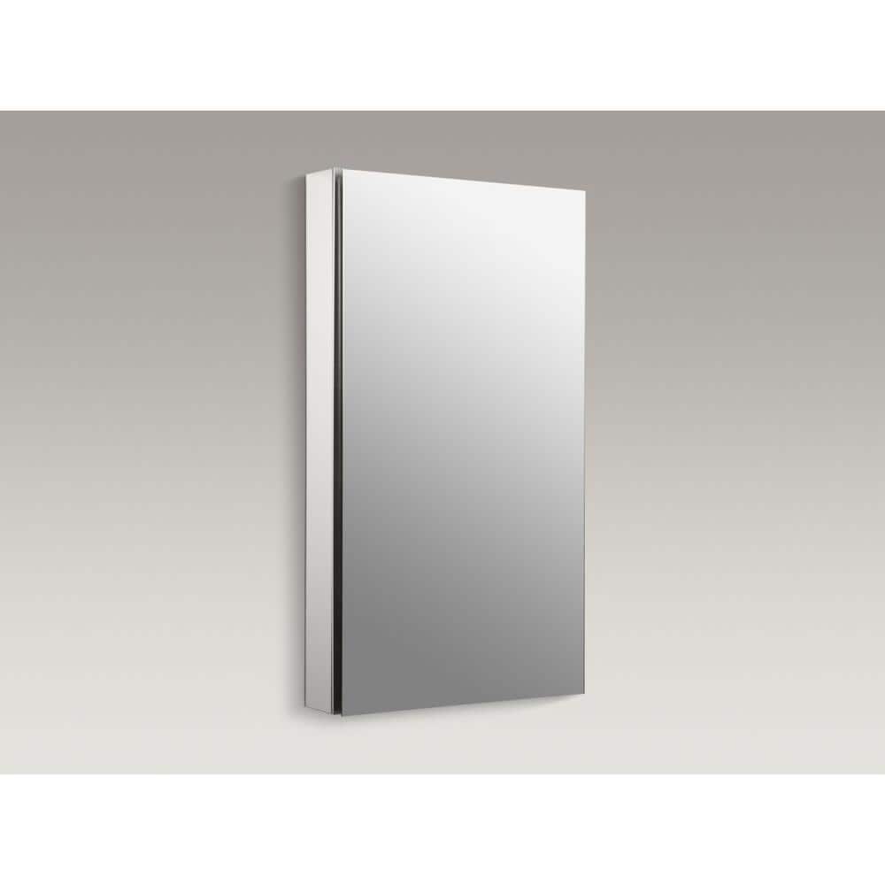 Cantata 36" Frameless Aluminum Medicine Cabinet with Adjustable Shelves