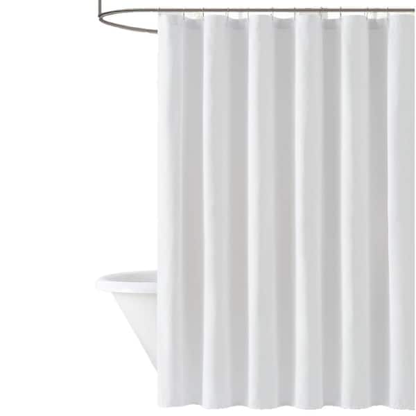 Truly Soft Everyday White 72 in. W x 72 in. L Microfiber Polyester Shower Curtain