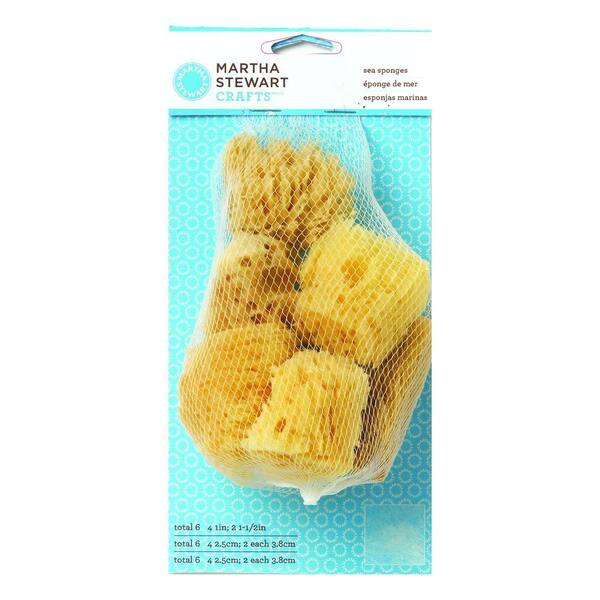 Martha Stewart Crafts 6-Piece Sea Sponge Cubes Set