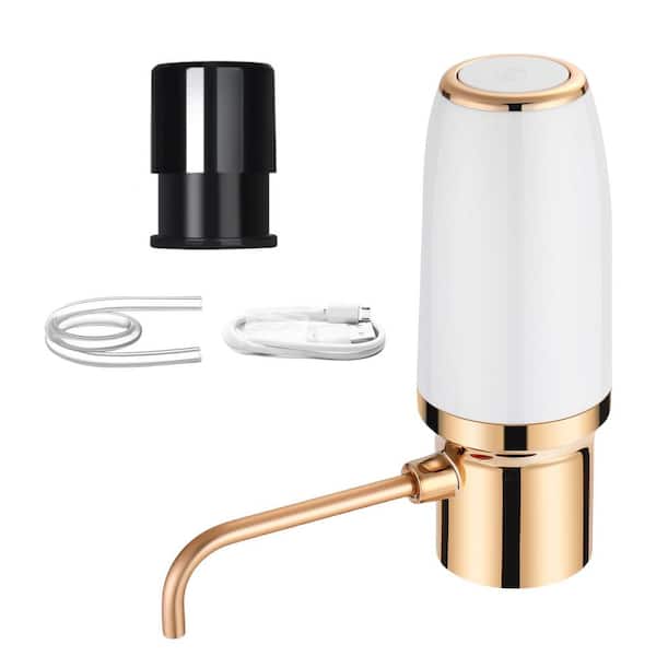 Numhew Plastic Electric Wine Aerator Pourer with Stopper, Automatic Wine Bottle Dispenser Machine with USB Rechargeable