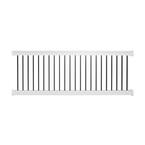 Vilano 3.5 ft. H x 8 ft. W Vinyl White Railing Kit