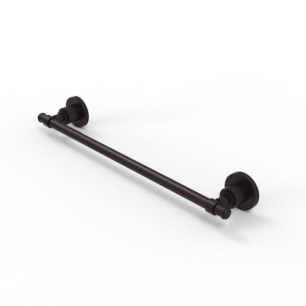 Allied Brass Washington Square Collection 24 in. Wall Mounted Towel Bar in Antique Bronze