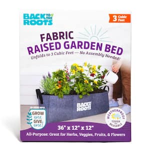 3 cu. ft. Fabric Raised Garden Bed